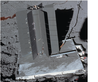 Radioizotopový generátor zanechaný posádkou Apolla 14 na měsíci jako zdroj elektřiny pro napájení měřících stanic
