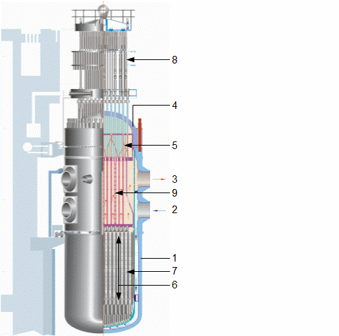 Jaderný reaktor VVER 1000 (tlakovodní)